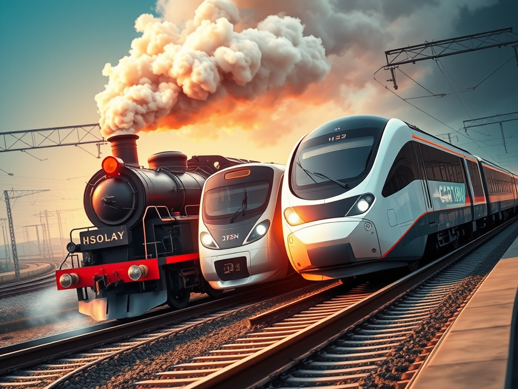 The Evolution of Rail Transport: From Steam to&nbsp;High-Speed